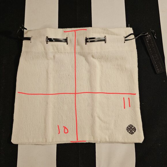 Molton Brown Flannel With Leather Cinch Drawstring Gift Bag NEW - Picture 5 of 5